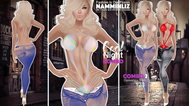 Cool Night combo2 •Two Outfits DVX All Sizes