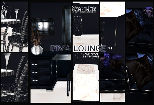 Modern Diva Lounge 26 Textures