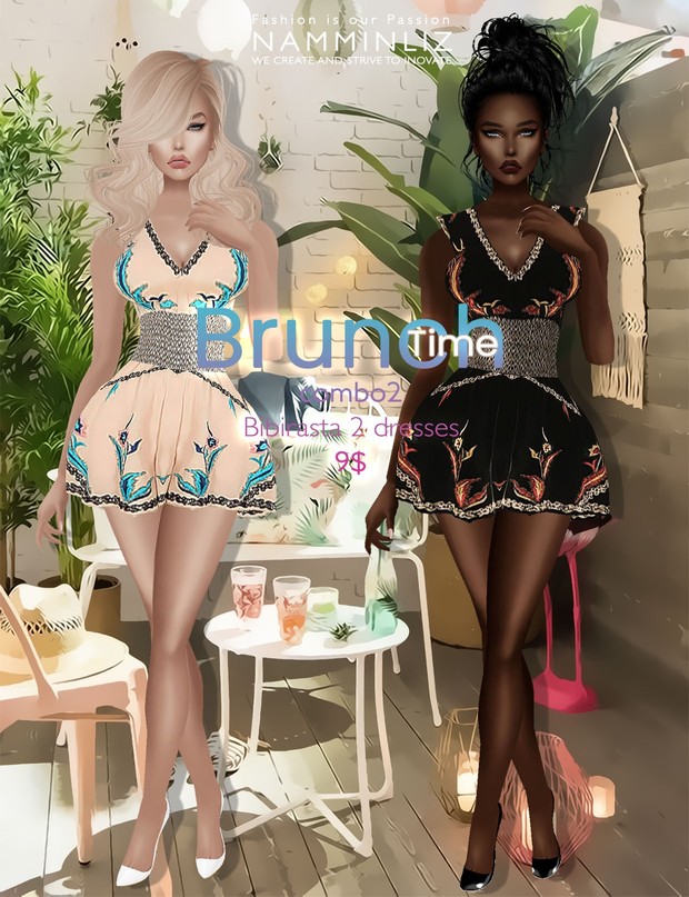 Brunch time combo ( imvu Bibirasta 6 dresses ) all sizes