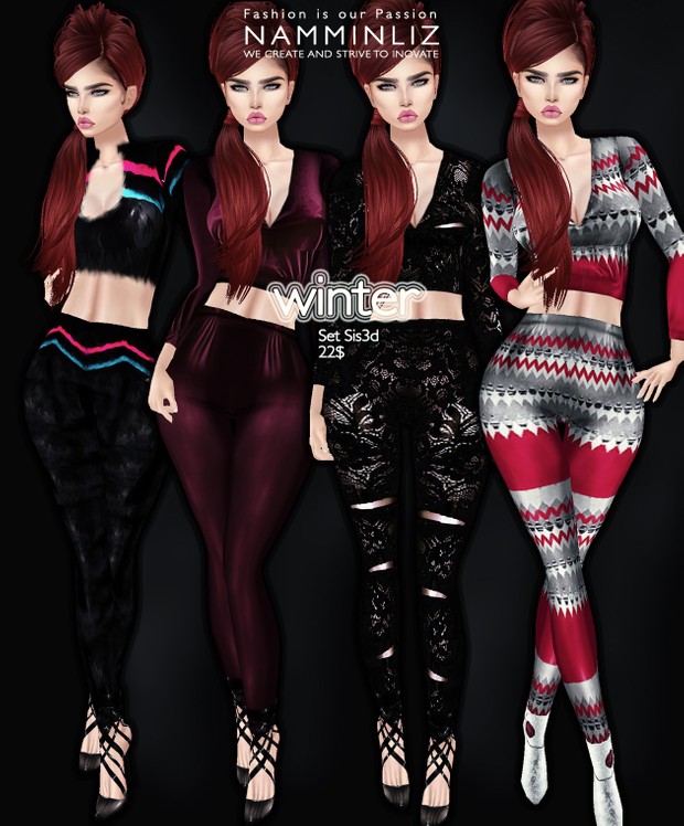 Full Winter set imvu Sis3d outfit