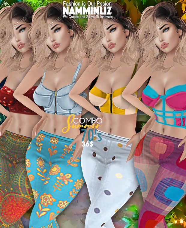 Summer70's COMBO3 Sis3d Outfit all sizes