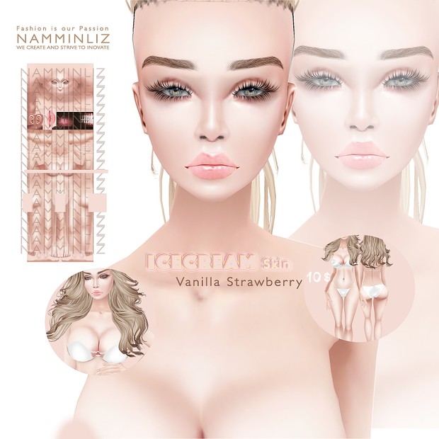IceCream • Vanilla Strawberry Skin1
