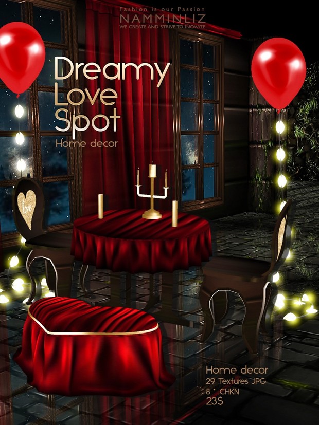 Dreamy Love Spot Home decor 29 Textures JPG 8*.CHKN