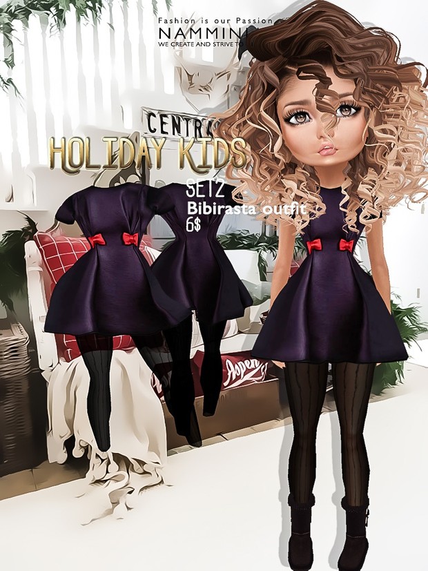 Holiday Kids Set2 imvu texture JPG bibirasta outfit NAMMINLIZ filesale