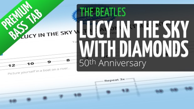 Lucy In The Sky With Diamonds (Premium Bass Tab)