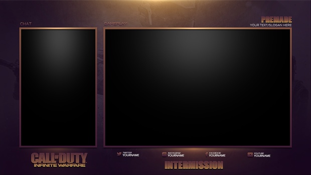 Call Of Duty - Infinite Warfare Themed Twitch Package