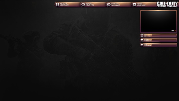 Call Of Duty - Infinite Warfare Themed Twitch Package