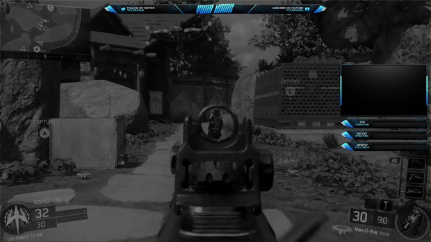 Twitch Overlay Black & Blue