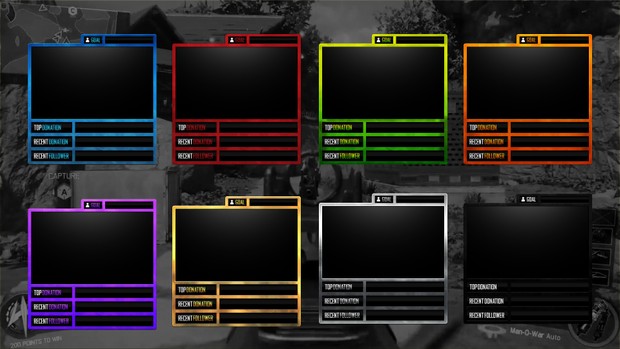 Webcam Overlay Multi colors