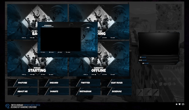 Fortnite Theme Twitch Package
