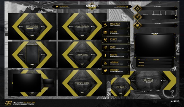 Call of Duty : WWII ULTIMATE Twitch Package