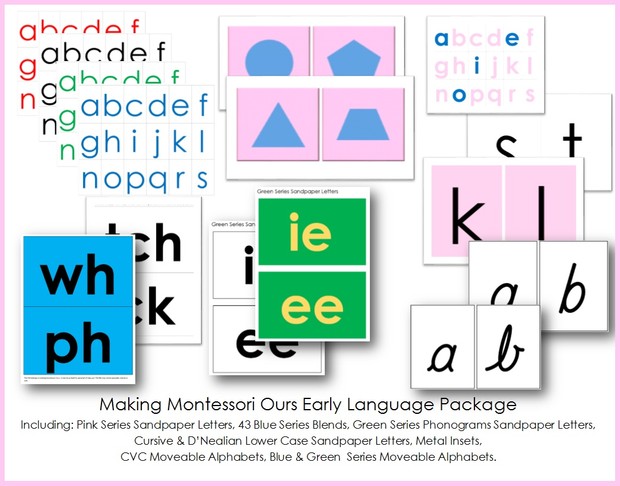Montessori Early Language Package