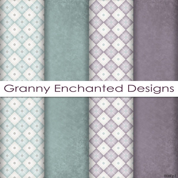 Plum City: 12 Digital Papers– in Teal, Plum, and Taupe Patterns for Scrapbook (008p1)