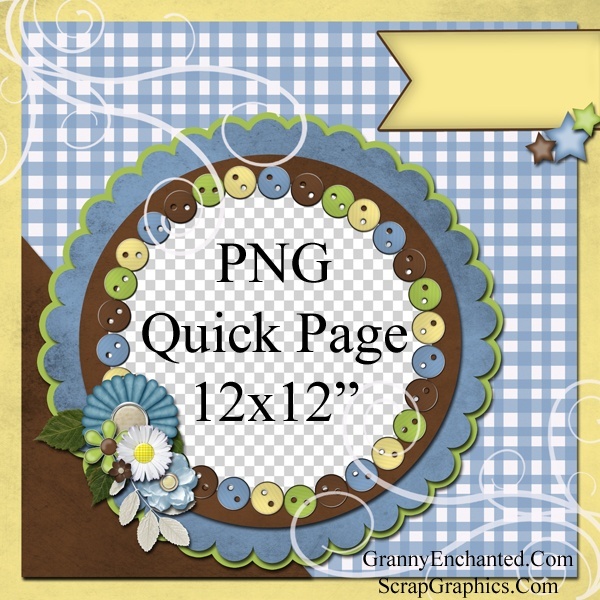 Sweet Thing Digital Scrapbook Quick page