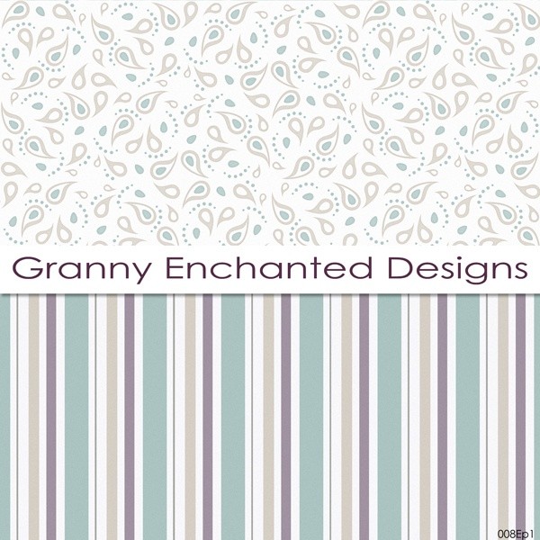 Plum City: 12 Digital Papers– in Teal, Plum, and Taupe Patterns for Scrapbook (008p1)