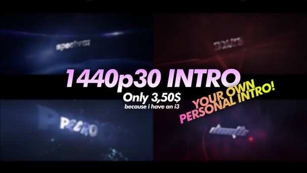 1440p30 3D Personal Intro (Chill)
