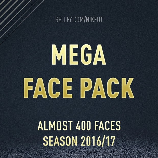 MEGA FACE PACK (FOR FIFA 17)