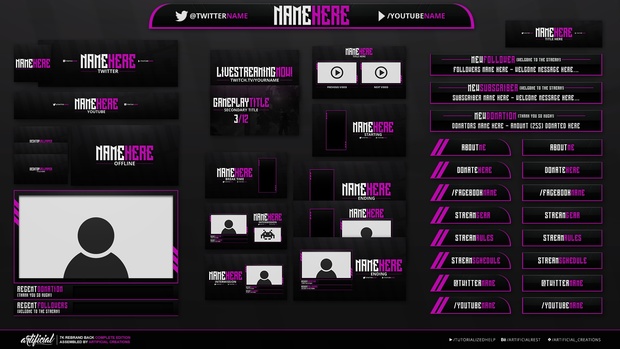 7K Complete Rebrand Pack | Complete Twitch Pack