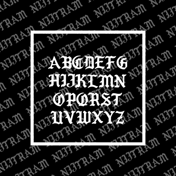 I FEEL LIKE PABLO MERCH FONT