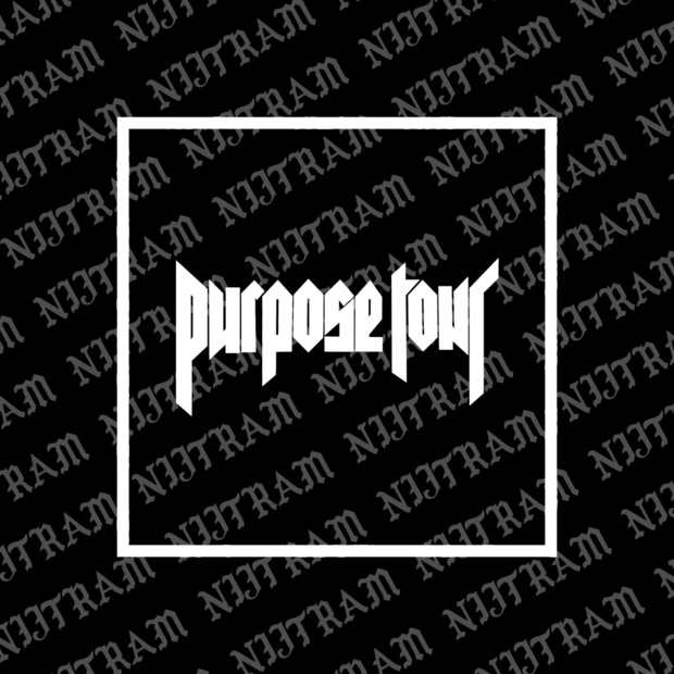 JUSTIN BIEBER PURPOSE TOUR FONT