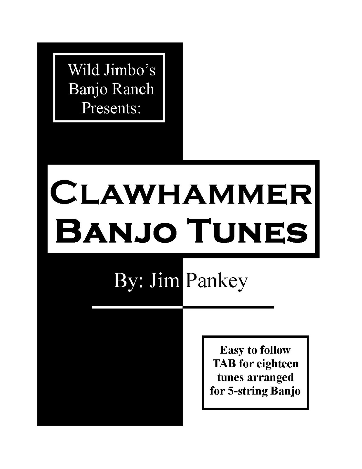 Clawhammer Banjo Tunes Wild Jimbo's Tab Books
