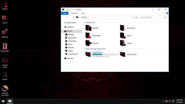 Jarvis Red IconPack