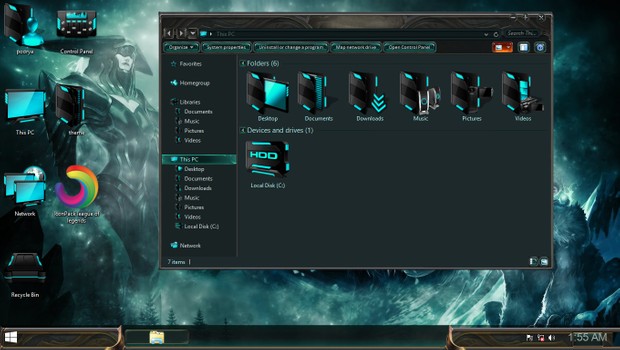 HUD Aqua IconPack