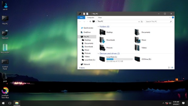 Toxic Blue IconPack
