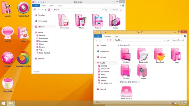 Lady Pink IconPack
