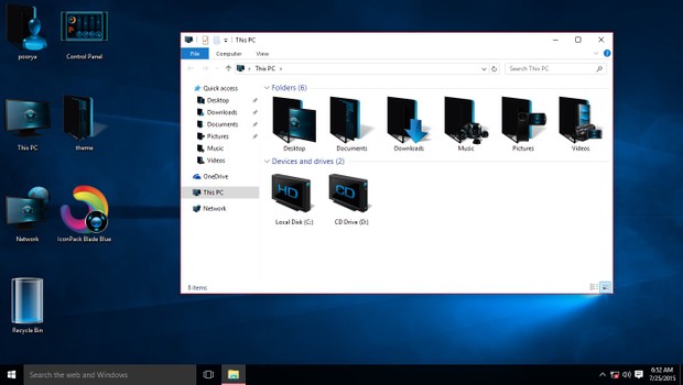 Blade Blue IconPack
