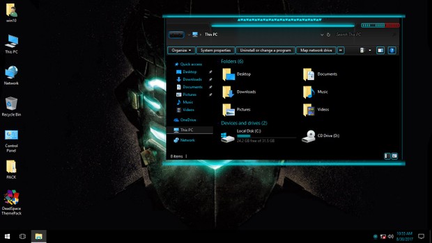 DeadSpace ThemePack for Win 7/10RS2
