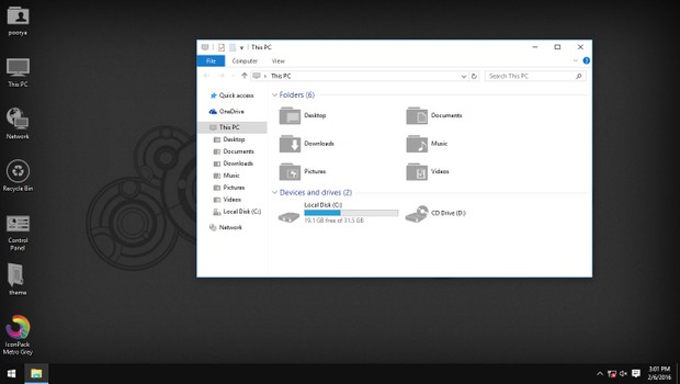 Metro Grey IconPack