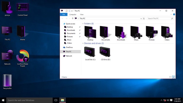 Blade Purple IconPack
