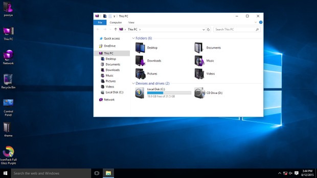 Full Glass Purple IconPack