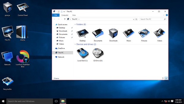 DeathStar Blue IconPack