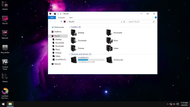 One Vision Pink IconPack