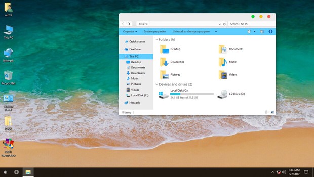 iOS11 ThemePack for Win 7/8.1/10RS2