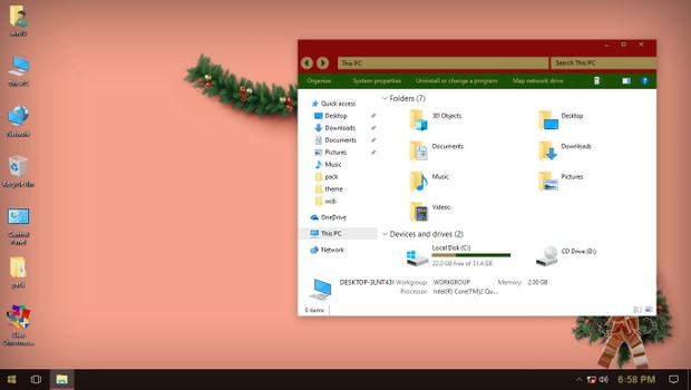 Cleo Christmas ThemePack for Win 10RS3