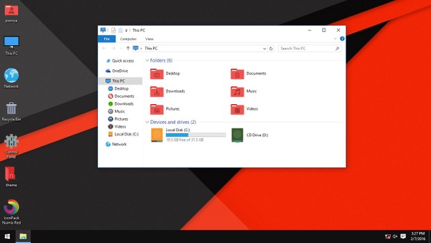 Numix Red IconPack