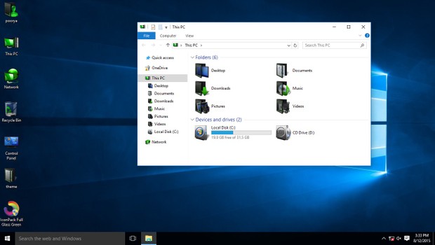 Full Glass Green IconPack