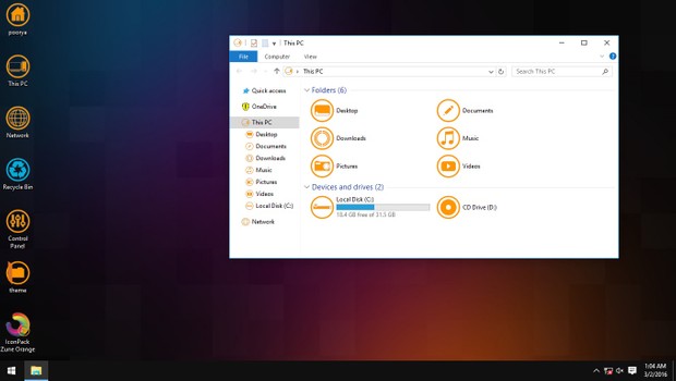 Zune Orange IconPack