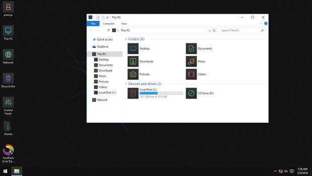 iLine Dark Metro IconPack