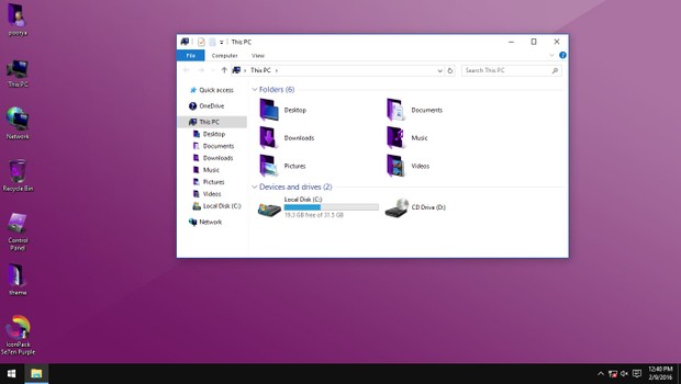 Se7en Purple IconPack