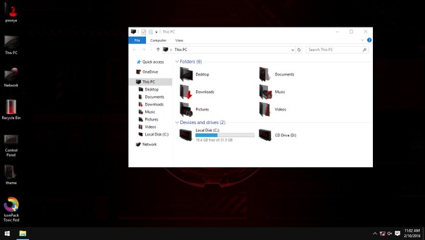 Toxic Red IconPack