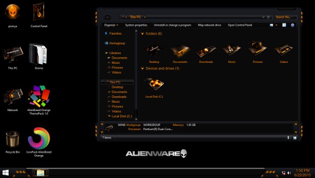 AlienBreed Orange IconPack