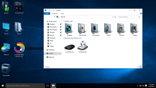 AERO GLASS3 LITE IconPack