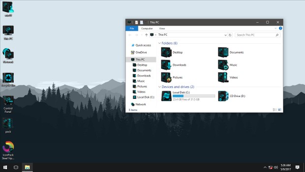 Steel Viper Aqua IconPack