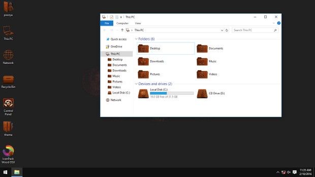 Wood OSX IconPack