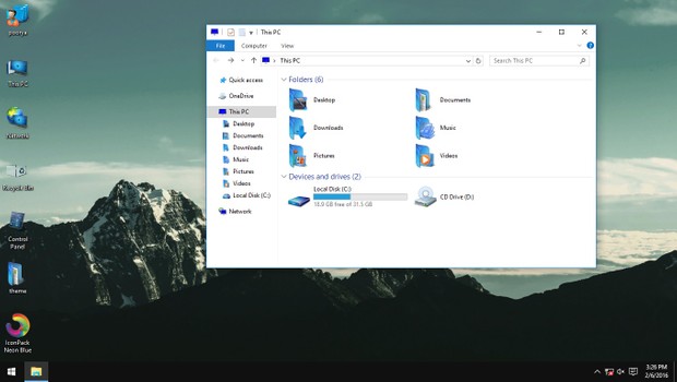 Neon Blue IconPack