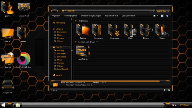 HUD Gold IconPack